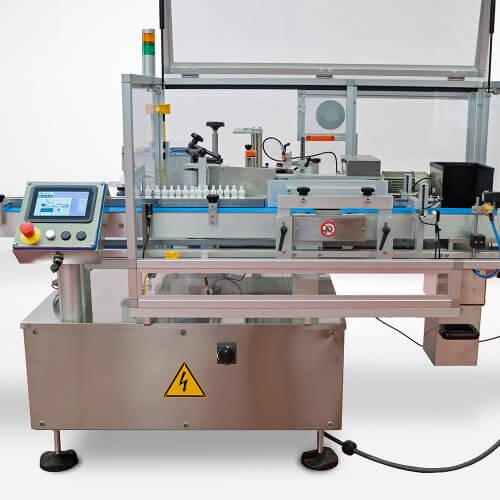 Pharmaceutical Wrap-around Labelling Machine System 1 Pharma