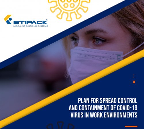 Plan for spread control and containment of Covid-19 virus in work environments