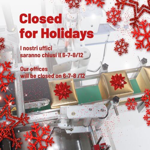 Closing 6-7-8 December for National Holidays