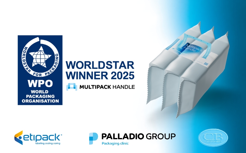 confezione salviettine multipack premiata al concorso Worldsat Award